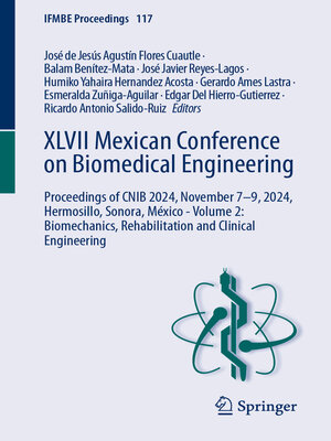 cover image of XLVII Mexican Conference on Biomedical Engineering